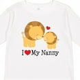 thumbnail image 4 of Inktastic I Love My Nanny Boys or Girls Long Sleeve Toddler T-Shirt, 4 of 5