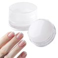 thumbnail image 1 of 2 Pcs Tampon à Ongles en Silicone Transparent Style Français pour Nail Art, 1 of 5