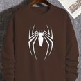 thumbnail image 1 of Jersey De Talla Grande Para Hombre, Cómoda Sudadera De Manga Larga Con Estampado De Araña A La Moda, 1 of 4