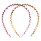 thumbnail image 1 of Banda para El Cabello Yinane Diadema 2 Piezas Rojo Vino Marrón, 1 of 7