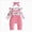 Pink, variant on Toddler Baby Boy Fall Winter Clothes Outfit Letter Long Sleeve Sweatshirts and Jogger Pants Set(Orange,3-6 Months)