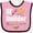 Pink and Black, variant on Inktastic Lil Builder- Future Construction Worker Boys or Girls Baby Bib