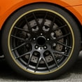 thumbnail image 4 of 4 Pcs Protège-Jantes de Voiture Autocollants Universels en Alliage d'Aluminium Protection 360 Degrés pour Moyeu de Roue 19 Pouces, 4 of 7