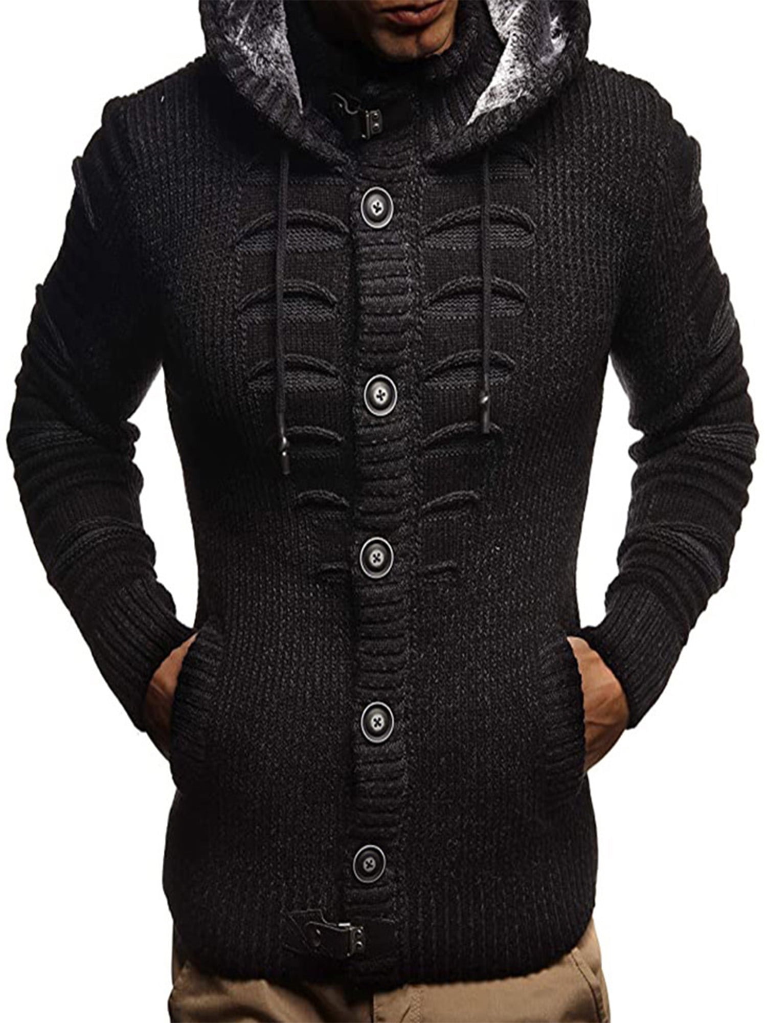 walmart mens cardigan sweaters