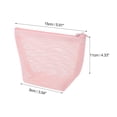 thumbnail image 2 of Unique Bargains 1 Pc Mesh Lipstick Makeup Bag Pink Polyester, 2 of 6