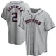 thumbnail image 1 of Nueva Camiseta De Béisbol Cardigan Astros Baseball #2 Bregman Summer Sportswear Fan Edition Gris-Xxl(52), 1 of 2