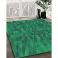 thumbnail image 3 of Ahgly Company Machine Washable Indoor Rectangle Transitional Medium Teal Green Area Rugs, 5' x 8', 3 of 7