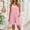 Pink, variant on Swuxness Women Summer Spaghetti Straps Sleeveless Shorts Rompers Comfortable Loose Jumpsuit