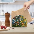 thumbnail image 2 of Yayeee Napkin Holder for Table Set of 2 Kitchen Paper Tissue Organization, Green Floral Garden, 2 of 8