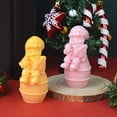 thumbnail image 6 of Santa Silicone Candle Molds Epoxy Resin Silicone Molds for Candle Soap, 6 of 8