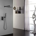 thumbnail image 2 of 10 inch Shower Head Bathroom Luxury Rain Mixer Shower Complete Combo Set Wall Mounted, 2 of 9