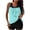 A1056 Multicolor, variant on Tankini Swimsuits for Women Built-in Bra V Neck Floral Print 2 Piece Bathing Suits with Boyshorts Tummy Control Modest Swimwear Flowy Top