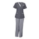 thumbnail image 5 of Uniformes de enfermería, conjuntos de batas para mujer, disfraz de enfermera cómodo para médico, pantalones deportivos superiores para esteticista de Gris Yinane Uniforme de enfermera, 5 of 8