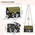thumbnail image 7 of KUIFORTI White Flower Crossbody Leather Bags for Women Trendy Hard-Wearing Woman Shoulder Bag Handbags Casual Shoulder Bag for Women for Work Shopping, 7 of 7