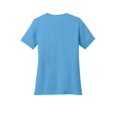 thumbnail image 6 of Port & Company Ladies V-Neck T-Shirt Aquatic Blue, 6 of 6