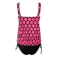 thumbnail image 5 of Atogsazn Tankini Top Swimsuit Top for Women Swim Tops Plus Size Bathing Suit Top Fashion Clothes 03-Hot Pink L on Clearance, 5 of 5