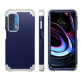 thumbnail image 2 of JTCASES for Motorola Moto Edge 2021 Case, Drop Resistant Corners, Wireless Charging, Heavy Duty Shockproof Hybrid Hard PC Bumper, Camera Protection, Skin-feel Anti-scratch Tough Cover, Darkblue, 2 of 7