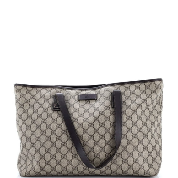 Pre-Owned Plus Tote GG Coated Canvas with Leather Large By Rebag