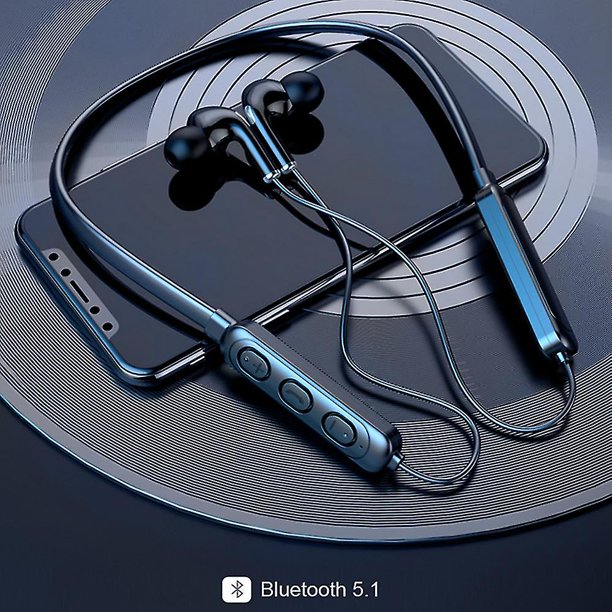 Auriculares con banda para el cuello Bluetooth 5.0 Auriculares intrauditivos para correr Ipx Auriculares deportivos impermeables Auriculares estéreo para Ios Xiaomi Samsung, kaili Sencillez