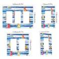 thumbnail image 2 of Yayeee Rocker Switch Wall Plate 1-Gang 4.6"x2.9" Home Decorative Outlet Cover, Orange Sailboats, 2 of 6