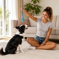 thumbnail image 5 of Indestructible Interactive Dog Toy for Small Dogs, Plush Trophy Tug of War Toy for Puppy, Durable Cotton Chew Toy for Aggressive Chewers, Boredom Relief，Blue, 5 of 7