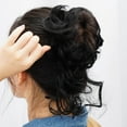thumbnail image 7 of Curly Messy Bun Hair Piece Scrunchie Updo Ponytail-Hair Extensions Real as human, 7 of 7