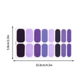 thumbnail image 5 of HWRETIE Online Shopping Beauty Care 16 Strips Semi Cured Gel Nail Stickers Nail Lamp Required Gel Nail Polish Wraps Gel Nail Art Stickers for Women Girls Beauty Secrets, 5 of 6