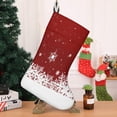 thumbnail image 4 of Christmas Stockings,Red Christmas Snowflake Pattern Stockings Christmas,14.8'' Xmas Stockings,Christmas Party Favors,Christmas Party Decorations,Christmas Stockings Personalized, 4 of 5