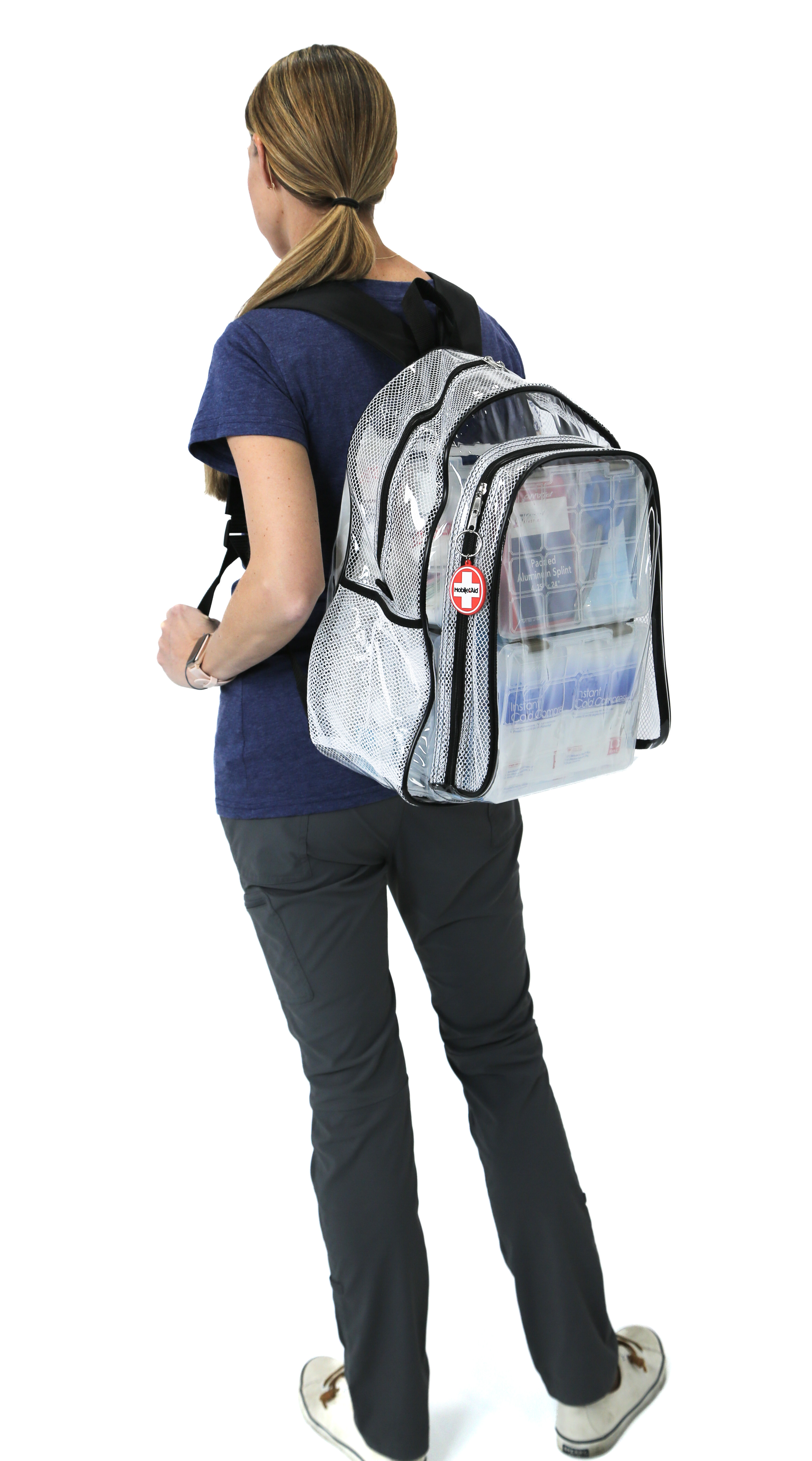 MobileAid® Clear-View™ Modular Sports First Aid Backpack Kit