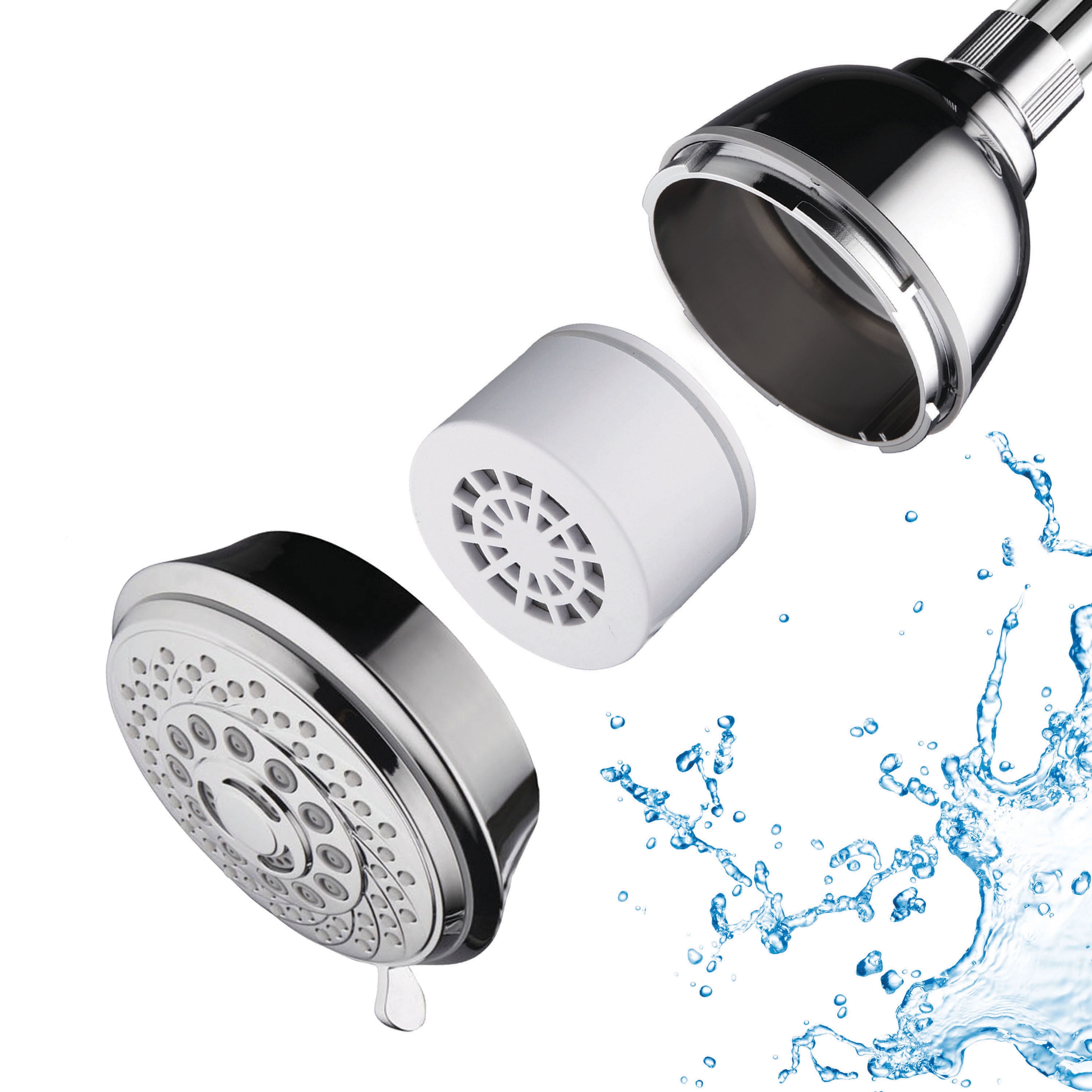 Luxury Healthy Scented Natural Filter Shower Head with Capsules 4 Flavours 