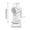 thumbnail image 2 of 5-in-1 Manual Cheese and Vegetable Grater with Ergonomic Handle and Strong Suction Base for Efficient Kitchen Preparation, 2 of 4