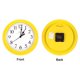 thumbnail image 4 of Reloj de Pared Redondo Silencioso de Cuarzo de 9 Pulgadas Uxcell Operado por Batería Amarillo, 4 of 6