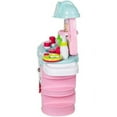 thumbnail image 3 of CARSTY Ensemble de Jeu de Garderie pour Enfants Jouet & Cadeau Jeu de Rôle Poupée Bébé Table de Bain, Rose, 3 of 3