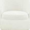 thumbnail image 6 of Better Homes & Gardens Mira Kids Swivel Chair, Cream Faux Shearling, 6 of 11