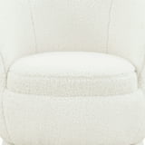 Free Shipping! Better Homes & Gardens Kids Swivel Chair Cream Faux Shearling 360-Degree Rotation - Walmart.com