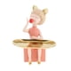thumbnail image 2 of Resina burbuja chica estatua escultura de adorno de estilo nórdico estatuilla artesanal para hogar sala de estar Decoración Oficina escritorio - Rosa Sunnimix Figurilla de niña, 2 of 8