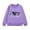 R798/Purple, variant on Vividxx Sweatshirts For Girls Fashion Letter Print Crewneck Sweatshirt Fall Long Sleeve Pullovers Top For Kids Fashion Clothes 3-4 Years