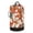 Japanese Styles, variant on Large Capacity Drawstring Laundry Backpack Portable Dirty Clothes Hamper Flowers & Leaves
