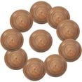 thumbnail image 1 of OUNONA 10Pcs Wood Grain Pattern Disposable Paper Plates for Multi Occasion Party and Household Use, 1 of 8