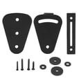 thumbnail image 2 of Door Latch, Black Barn Gate Latch Thick Bottom Design Sliding Door Lock  For Barn Gate Latch Door Lock Catch For Hanging Rail Door Hardware, 2 of 8