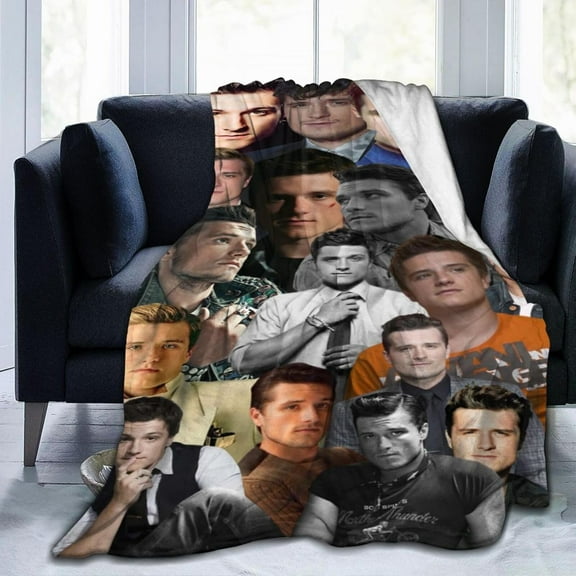 Blanket Josh Hutcherson Soft and Comfortable Wool Fleece Throw Blankets Gift for Home Decoration Sofa Office car Camping Yoga Travel Home Decoration Cozy Plush Beach