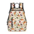 thumbnail image 1 of Disketp Cute Vegetables Mochila Ligera e Impermeable, Mochila de Día Resistente para Viajes, Senderismo y Uso Diario para Hombre y Mujer, 1 of 7