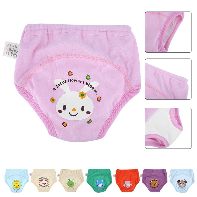 Pantalones De Entrenamiento De Ropa Interior Para Bebé, Cubiertas De Pañales De Bebé Con Diseño De Cuatro Niveles Absorbentes De Algodón Reutilizables Lavables Para Bebés