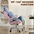 thumbnail image 3 of BOSSIN 500lbs Big and Tall Office Chair,Heavy Duty Computer Desk Chair with Adjustable Lumbar Support, 3 of 8