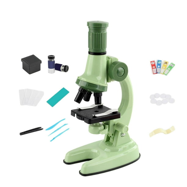 Microscopio Juguete Hugo Ciencia Aprendizaje Interactivo Verde mini microscopio juguetes