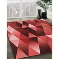 thumbnail image 2 of Ahgly Company Indoor Rectangle Patterned Valentine Red Area Rugs, 6' x 9', 2 of 6