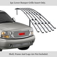 thumbnail image 2 of APS Premium Stainless Steel Chrome 8x6 Billet Grille Compatible with GMC Yukon 1999-2006 Denali & 01-06 Yukon Denali XL & 02-06 Sierra Denali Lower Bumper N19-S07358G, 2 of 7