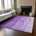 thumbnail image 6 of Addison Rugs Mayfield Washable Transitional Ombre Purple Rectangle Rug, 2'6" x 3'10", 6 of 6