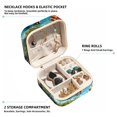 thumbnail image 2 of Dinosaur Travel Portable Square Decorative Box Jewelry Stand: All-in-One Earring Holder, Ring Keeper, Necklace & Bracelet Organizer - Storage Box for Girls and Women, 2 of 6