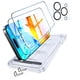 thumbnail image 1 of Protector de pantalla Popoluku para iPhone 16 Pro Max, paquete de 3, funda completa, 1 of 8